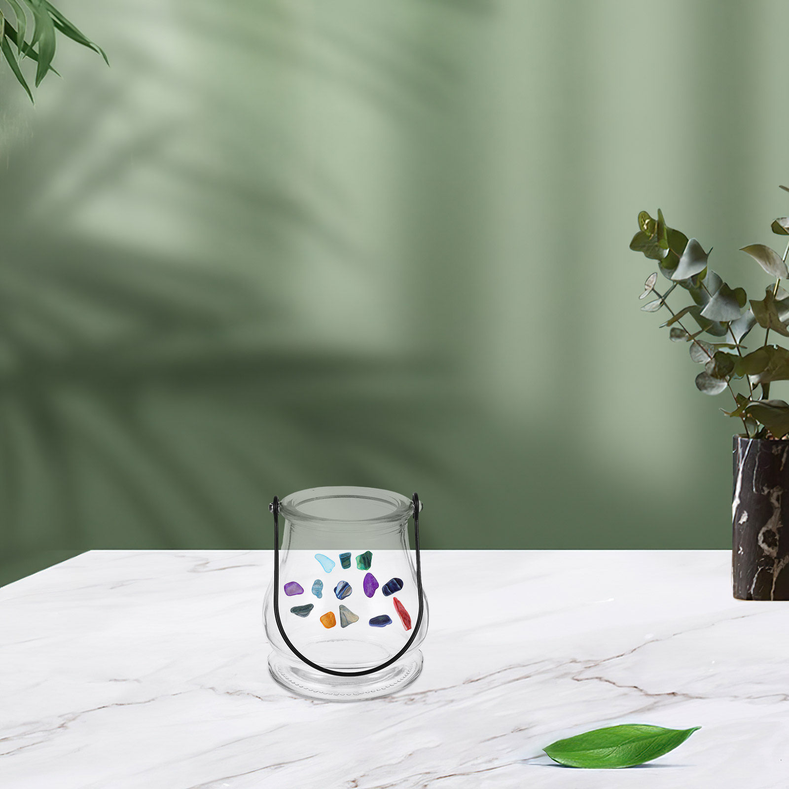 Mosaic Craft Kit Glass Holder  - مراجعة Art Craft Vase وسعره