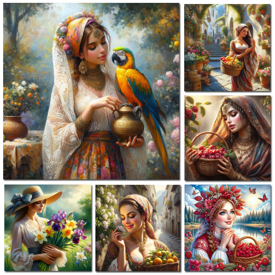 1pc frameless Diamond Painting - مراجعة Art Craft Flower وسعره