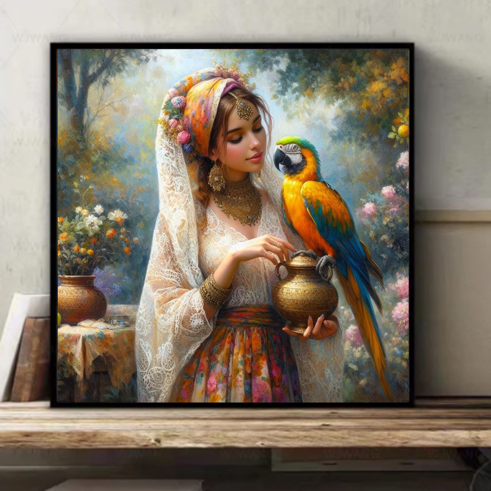 1pc frameless Diamond Painting - مراجعة Art Craft Flower وسعره