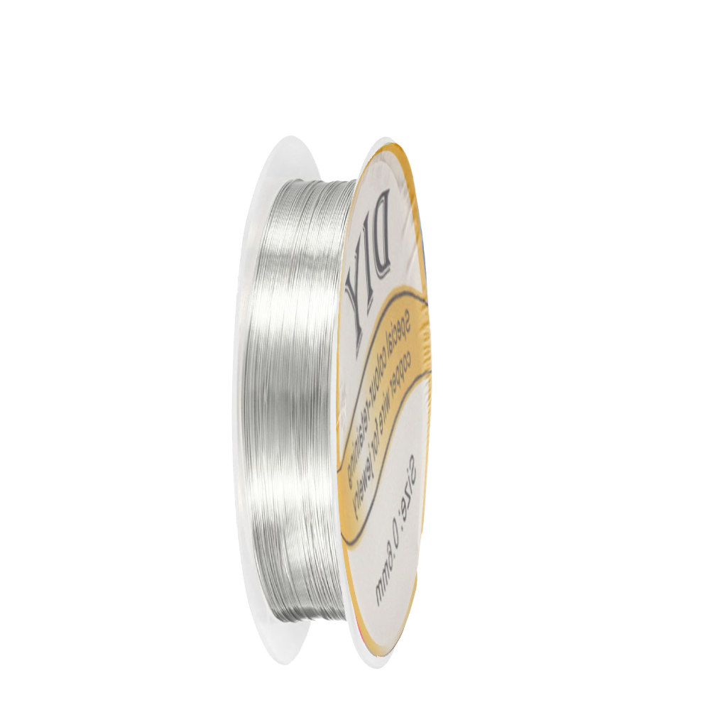 1Roll Silver Copper Wire 0.3/0 - مراجعة Art Craft Wire وسعره