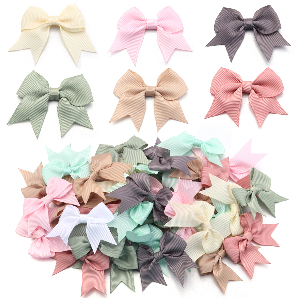 20Pcs 4x6cm Satin Ribbon Bowkn - مراجعة Art Craft Flower وسعره