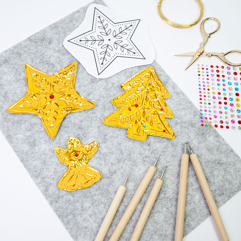 DIY Gold Foil Art Relief Chris - مراجعة Art Craft Paper وسعره
