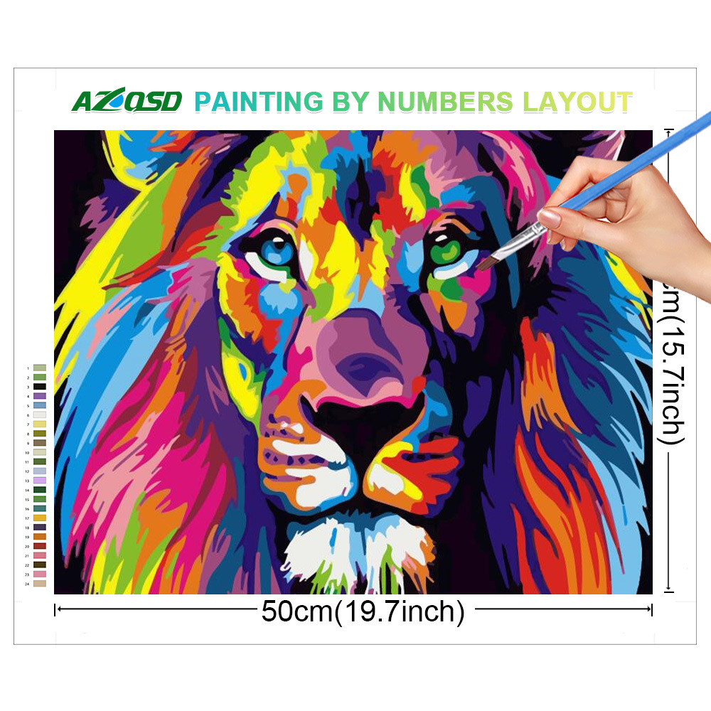 AZQSD Adult Paint By Numbers A - مراجعة Art Craft Cat وسعره