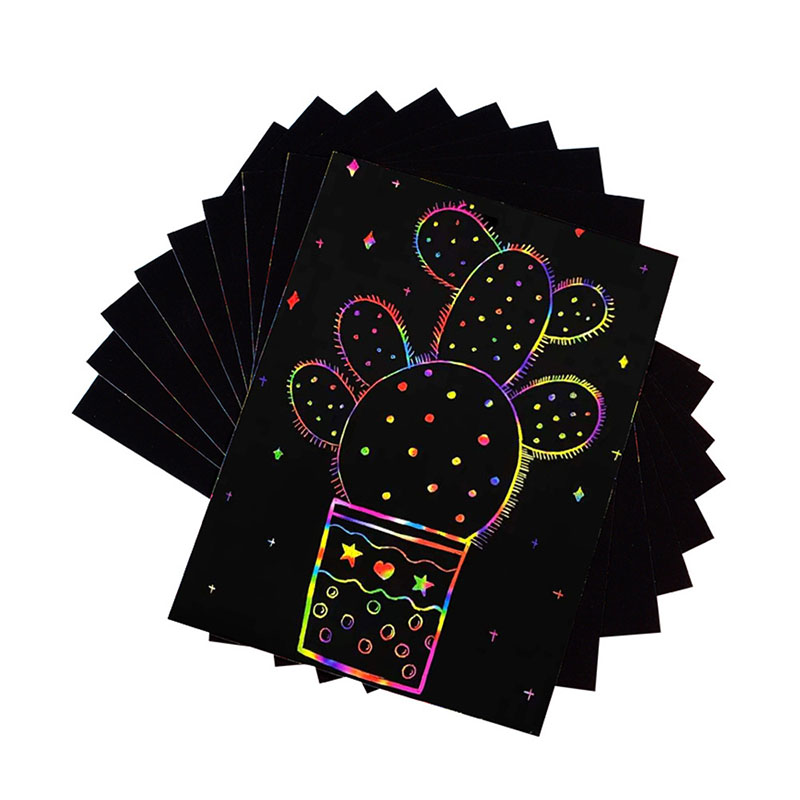 Rainbow Magic Color Scratch Ar - مراجعة Art Craft Paper وسعره