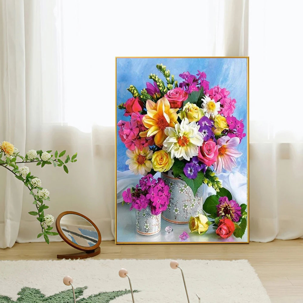 Full Diamond Mosaic Flower 5D  - مراجعة Art Craft Vase وسعره