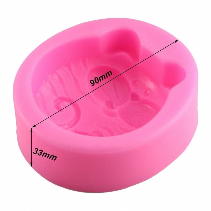1PC Non-Stick Silicone Mold 3D - مراجعة Art Craft Cat وسعره