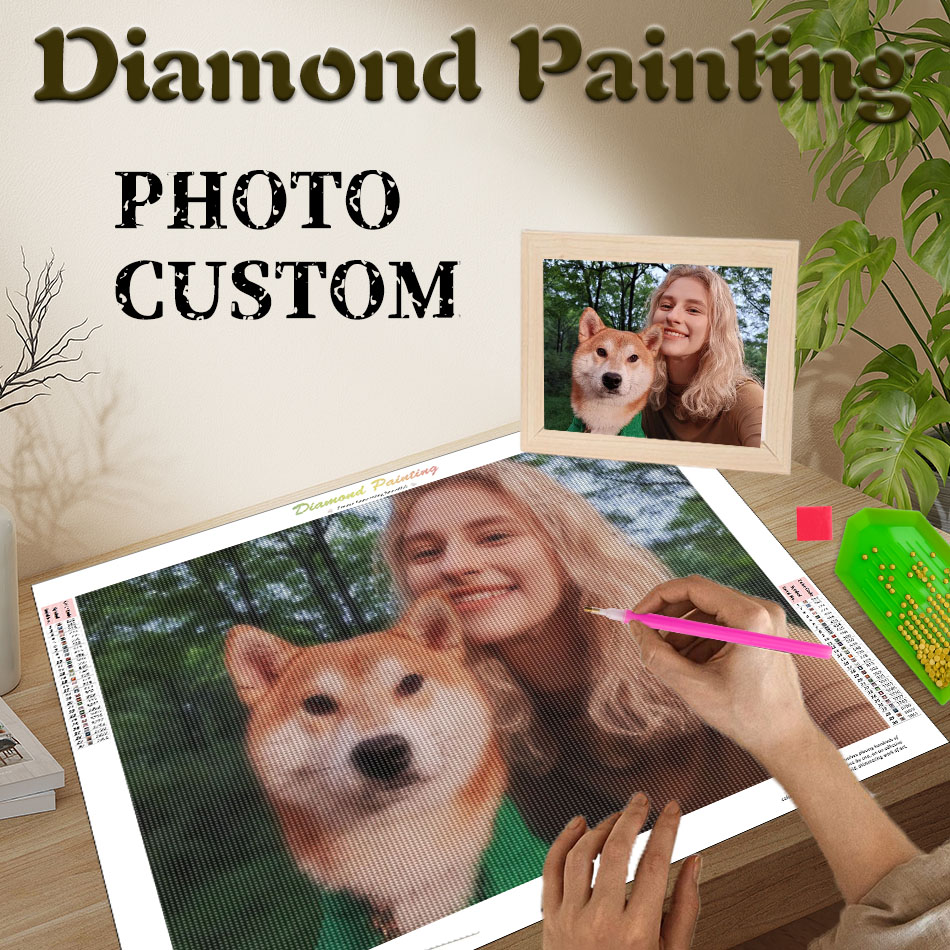 PhotoCustom Diamond Painting C - مراجعة Wallpaper Art And Craft وسعره