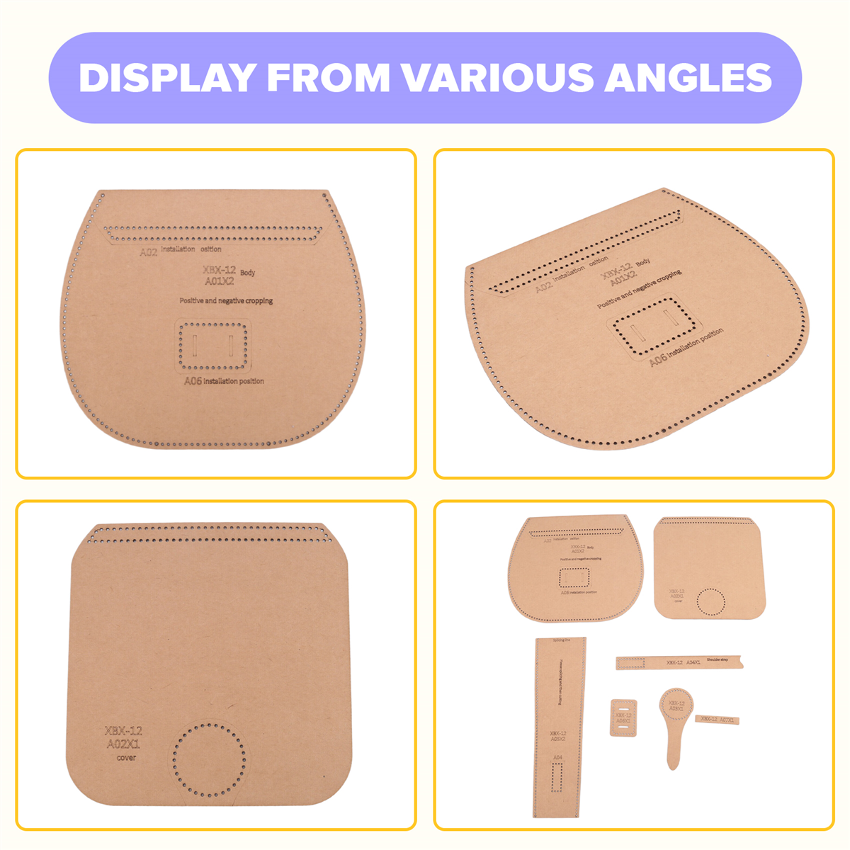 A06K DIY Leather Tool Kit Kraf - مراجعة Leather Tooling Kit وسعره