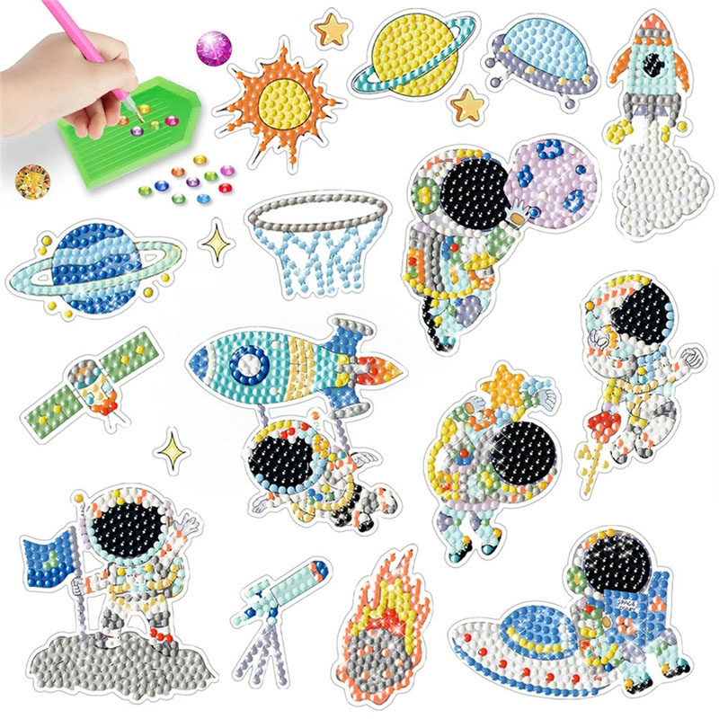 Space Diamond Art Kit For Kids - مراجعة Art And Craft Rocket وسعره