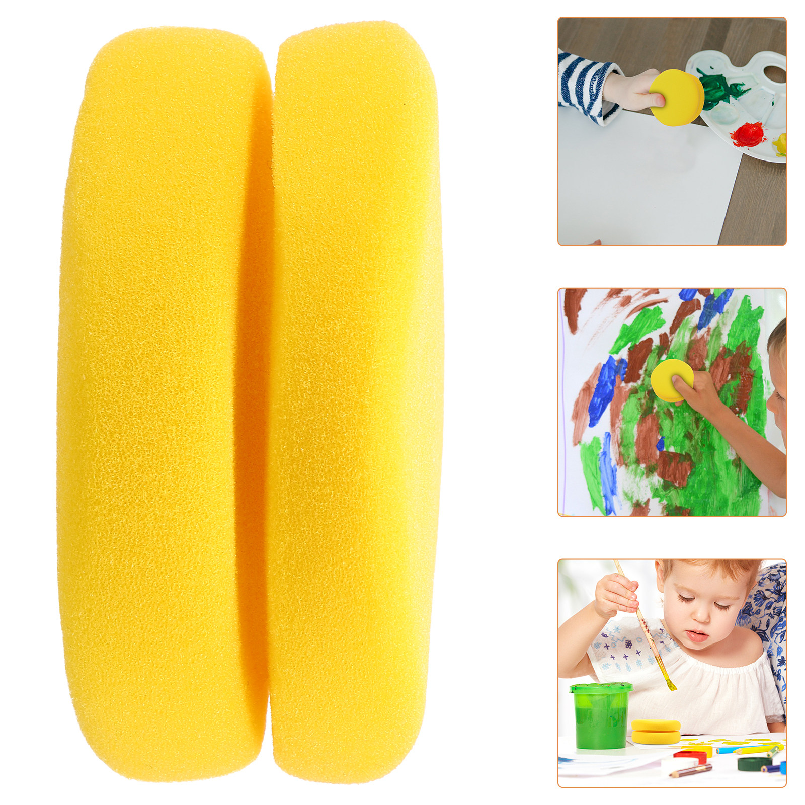2Pcs Paint Sponge Round Set DI - مراجعة Art Craft Activities وسعره
