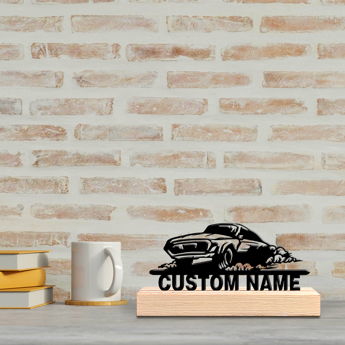 1pc Modern Car Customizable Na - مراجعة Art Craft Names وسعره