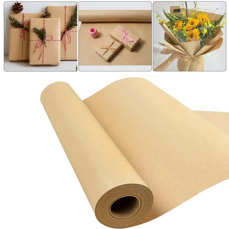 Brown Kraft Paper Ideal For Gi - مراجعة Wallpaper Art And Craft وسعره