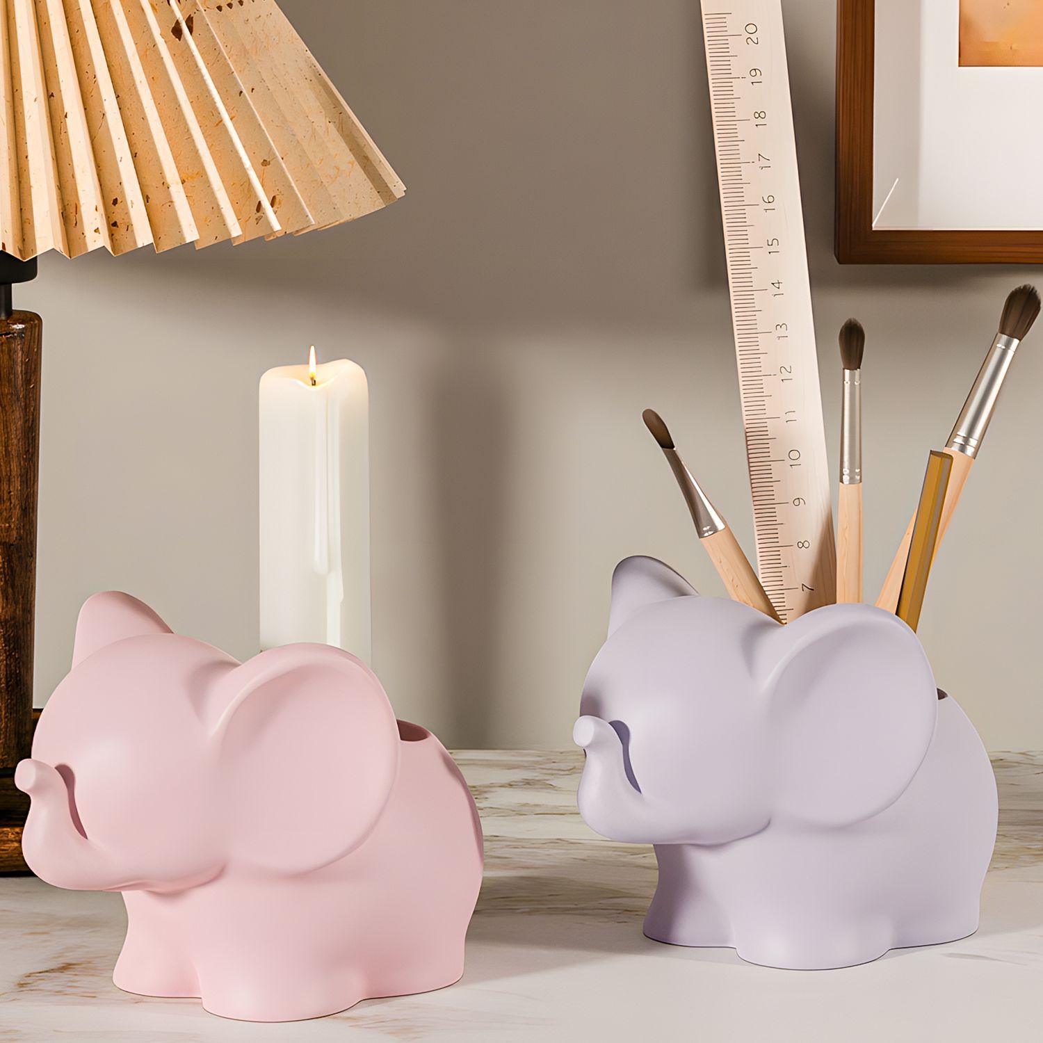 DIY Elephant Storage Cup Resin - مراجعة Art Craft Vase وسعره