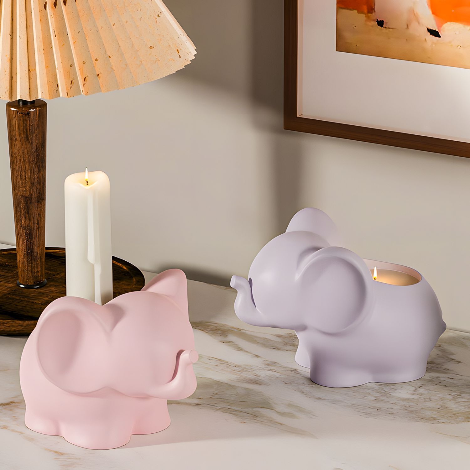 DIY Elephant Storage Cup Resin - مراجعة Art Craft Vase وسعره