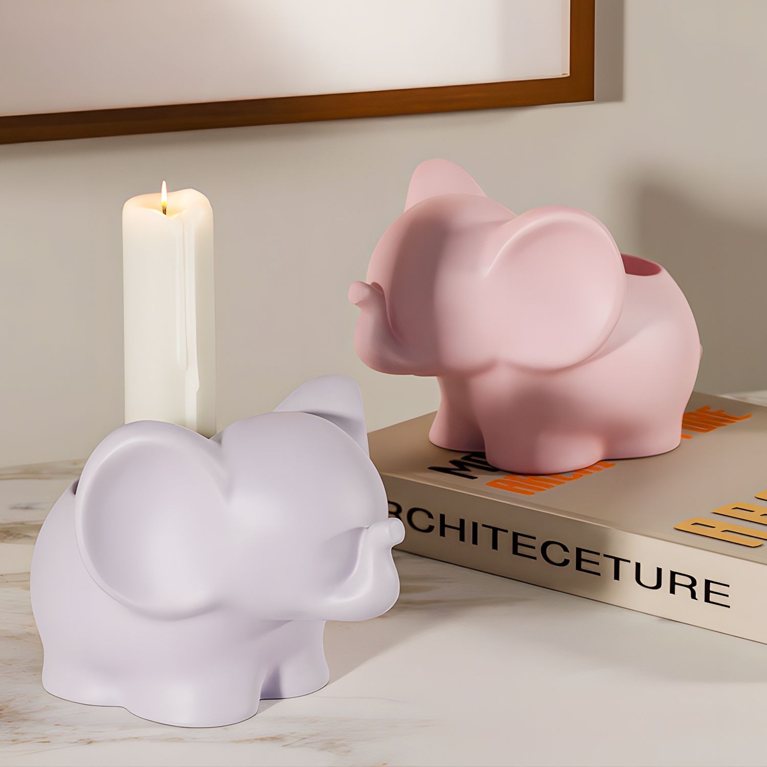 DIY Elephant Storage Cup Resin - مراجعة Art Craft Vase وسعره