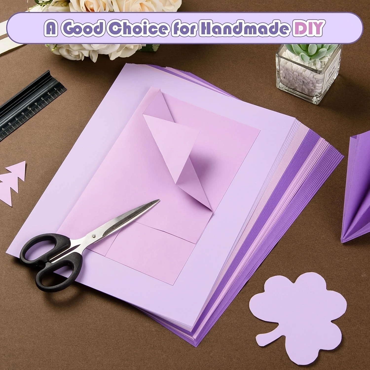 15 Sheets Assorted Purple Card - مراجعة Art Craft Activities وسعره