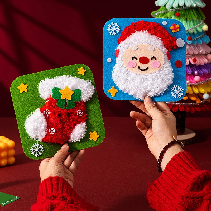 Preschool DIY Felt Art Set Edu - مراجعة Art Craft Christmas Ideas وسعره