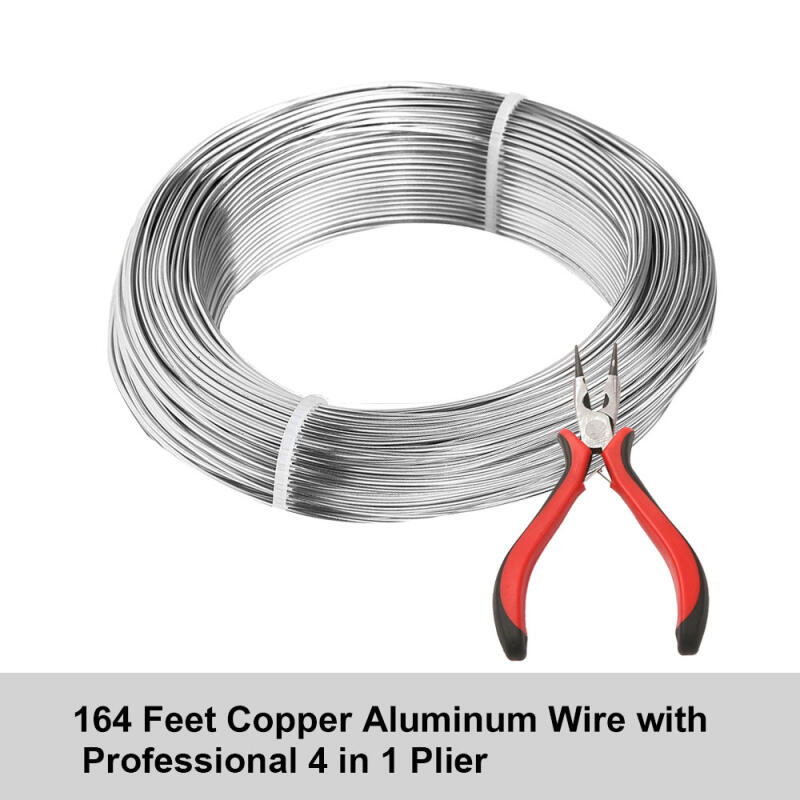 Silver Aluminum Wire 0.8mm-1.4 - مراجعة Art Craft Wire وسعره