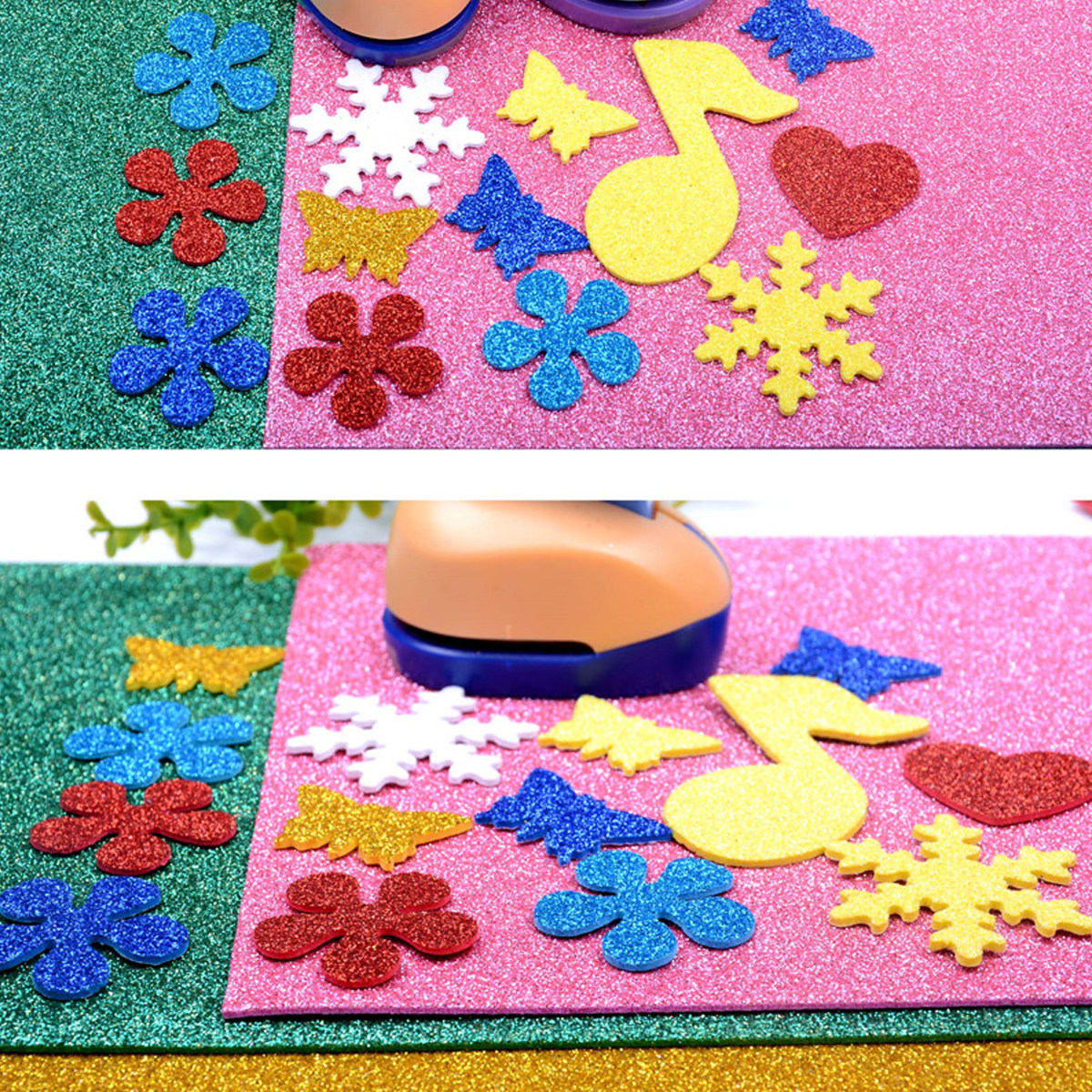 20Pcs Thickened Glitter Sponge - مراجعة Art Craft Paper وسعره