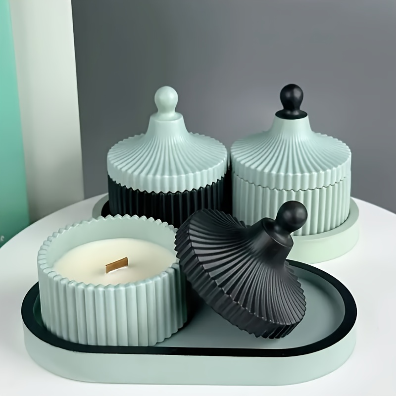 4pcs Silicone Molds Oval Tray  - مراجعة Art Craft Vase وسعره