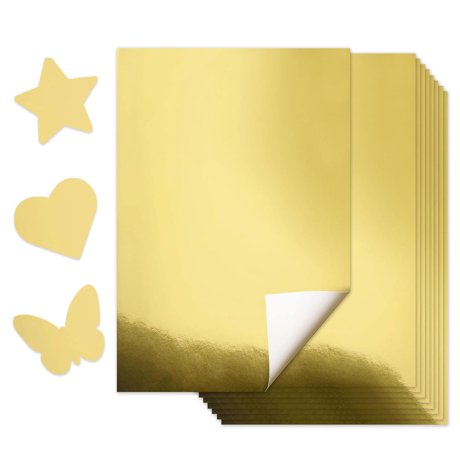 10 Sheets A4 Size Metallic Gol - مراجعة Art Craft Paper وسعره