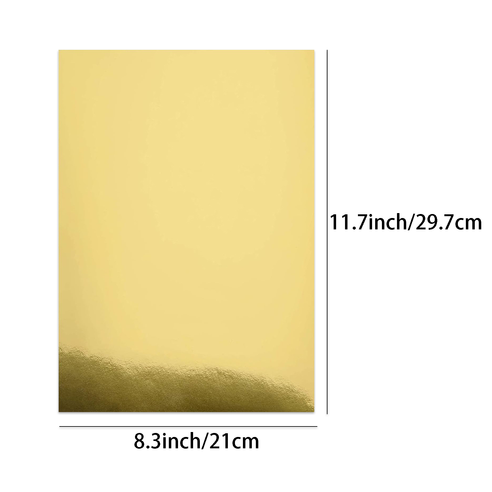 10 Sheets A4 Size Metallic Gol - مراجعة Art Craft Paper وسعره