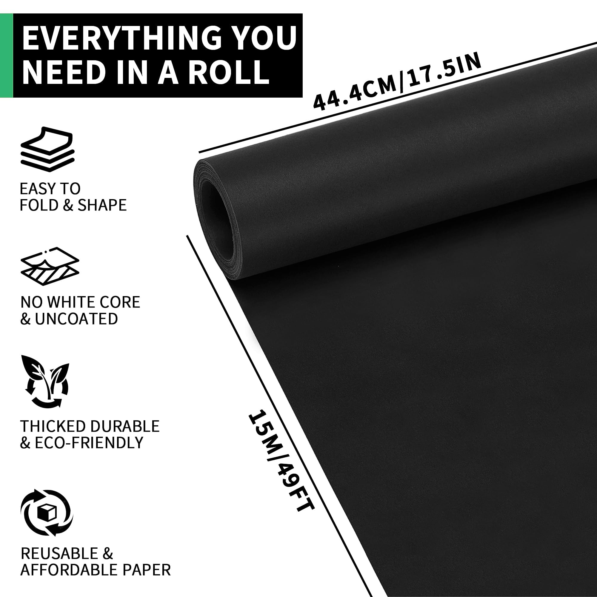 kraft paper Black Wrapping Pap - مراجعة Wallpaper Art And Craft وسعره