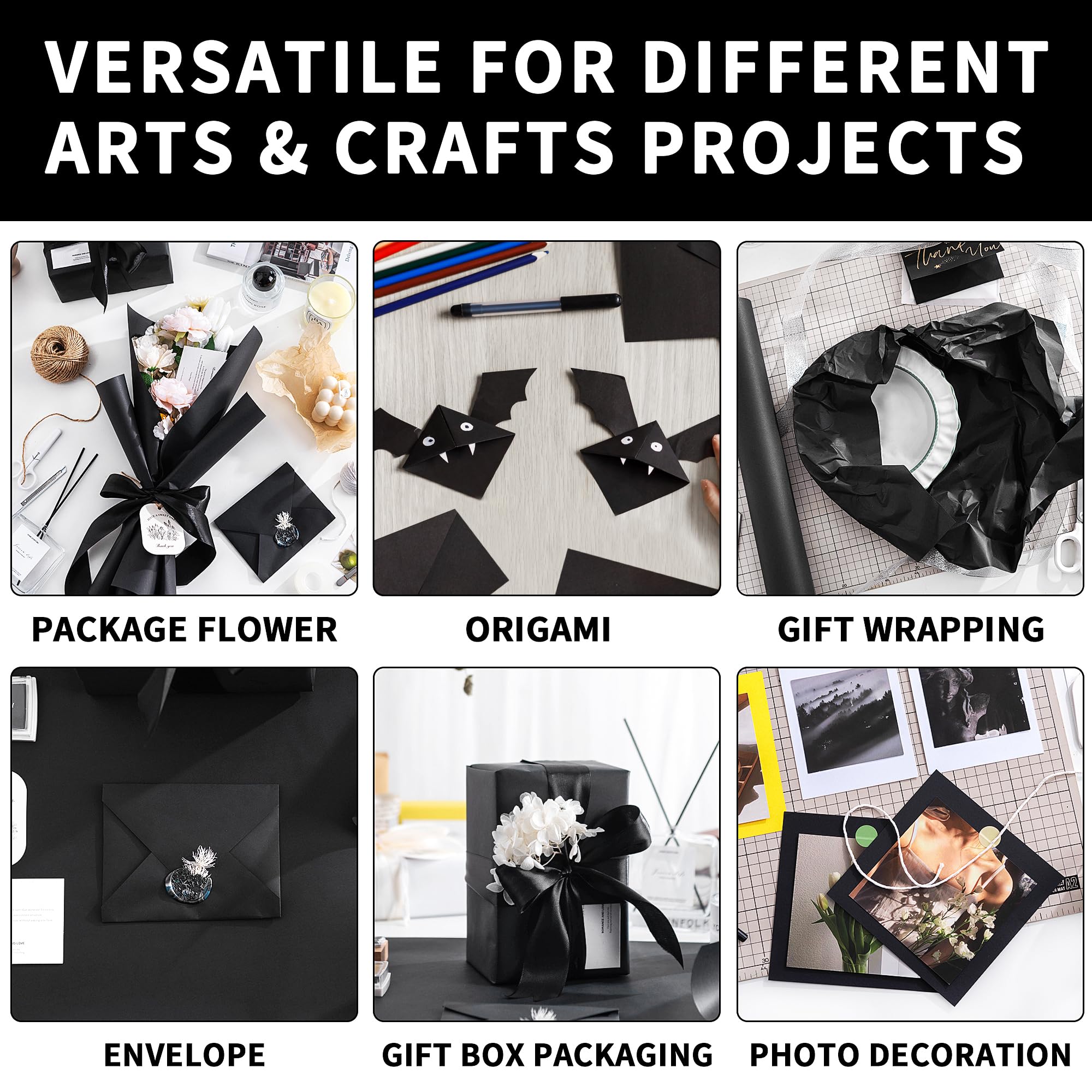 kraft paper Black Wrapping Pap - مراجعة Wallpaper Art And Craft وسعره