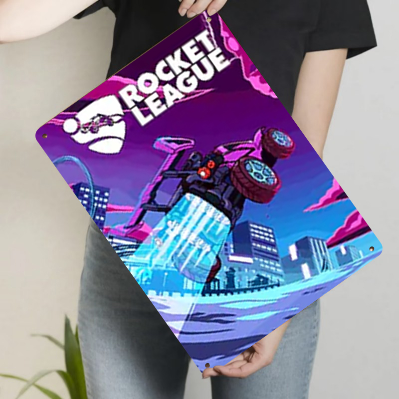 Rocket League Game Theme Metal - مراجعة Art And Craft Rocket وسعره