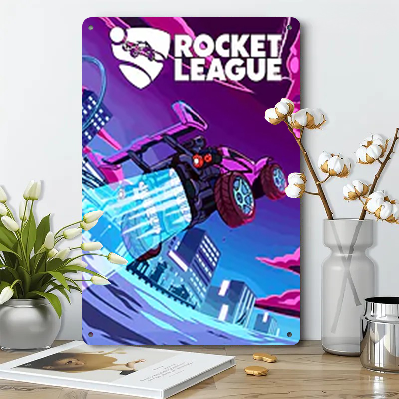 Rocket League Game Theme Metal - مراجعة Art And Craft Rocket وسعره
