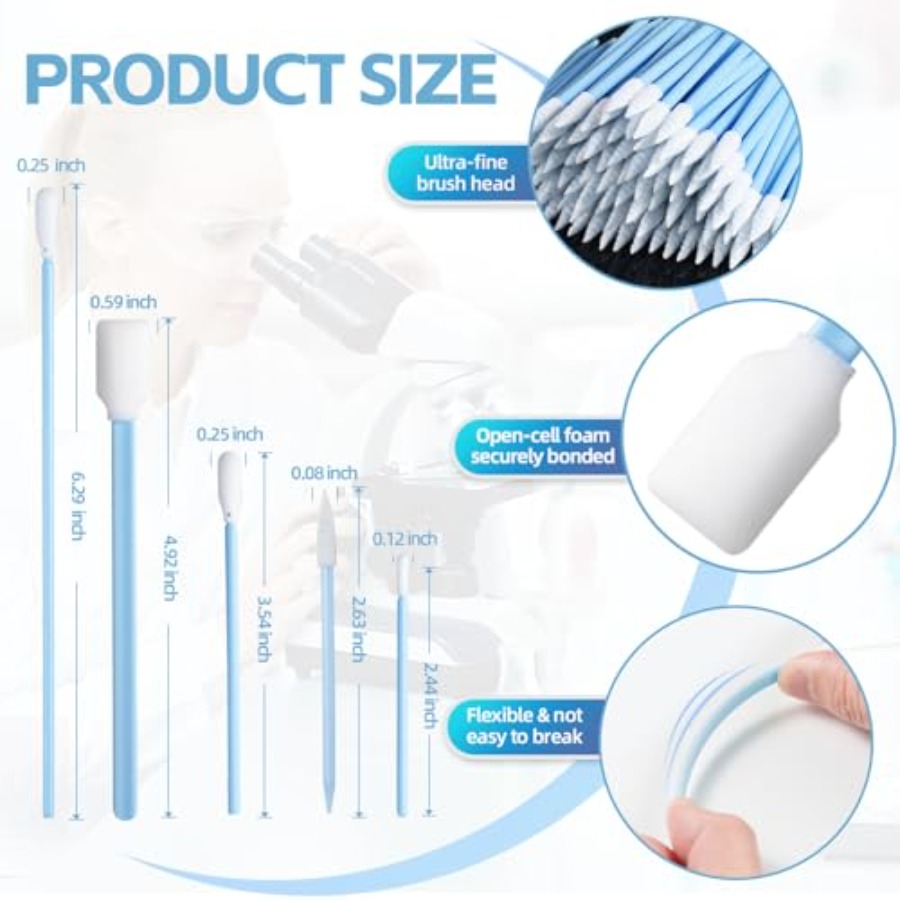 Multi-Purpose Foam Tip Cleanin - مراجعة Art Craft Optical وسعره