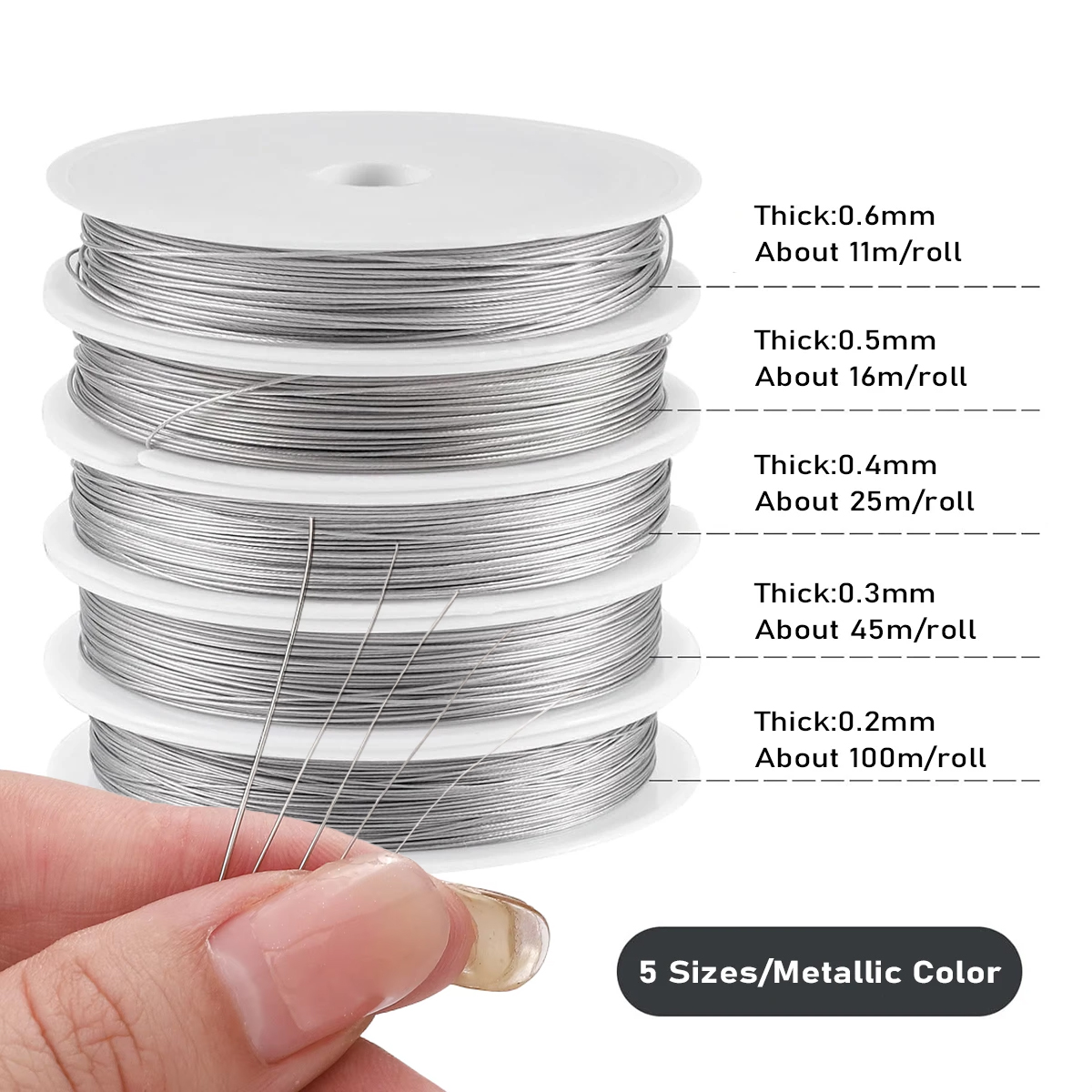 0.2-0.6mm Flexible Anti-Rust S - مراجعة Art Craft Wire وسعره