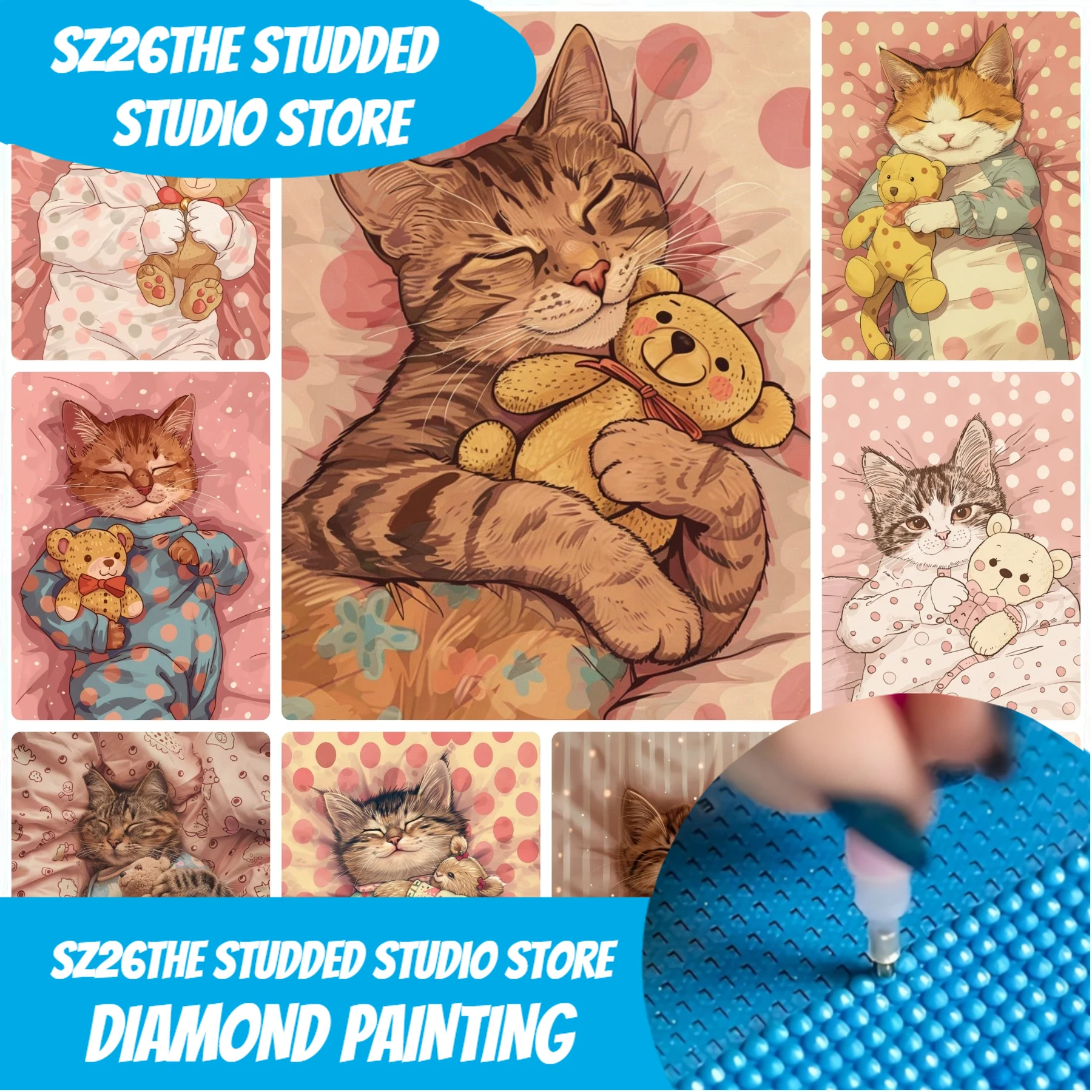 Sz26The Studded Cute and Sweet - مراجعة Art Craft Cat وسعره
