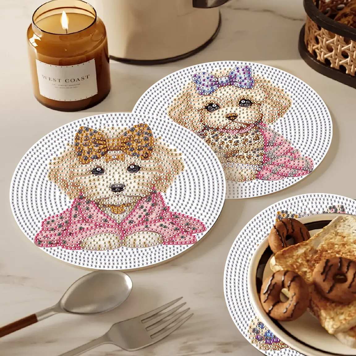 3Pcs Diamond Art Painting Plac - مراجعة Art Craft Table وسعره