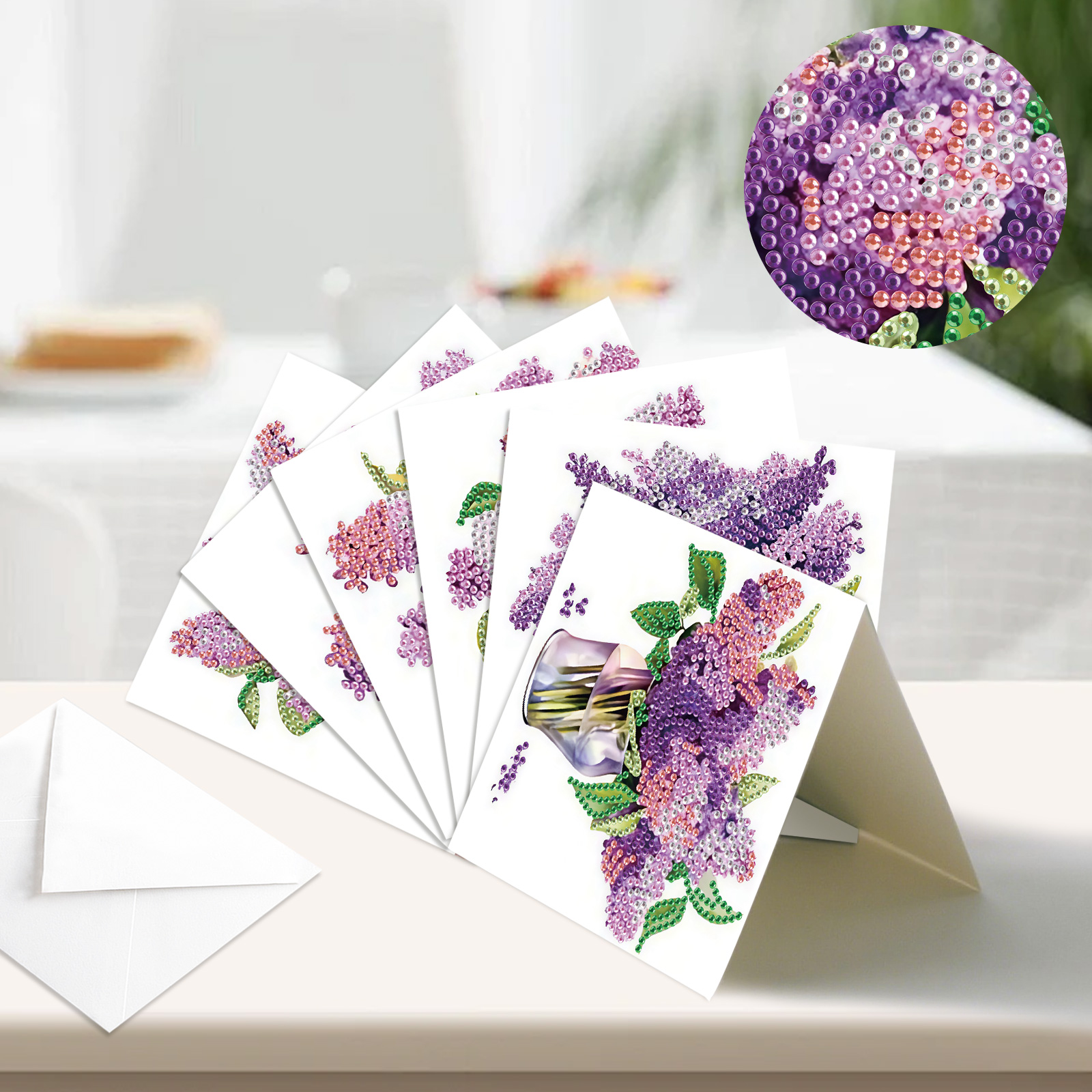 6Pcs Diamond Art Painting Gree - مراجعة Art Craft Flower وسعره