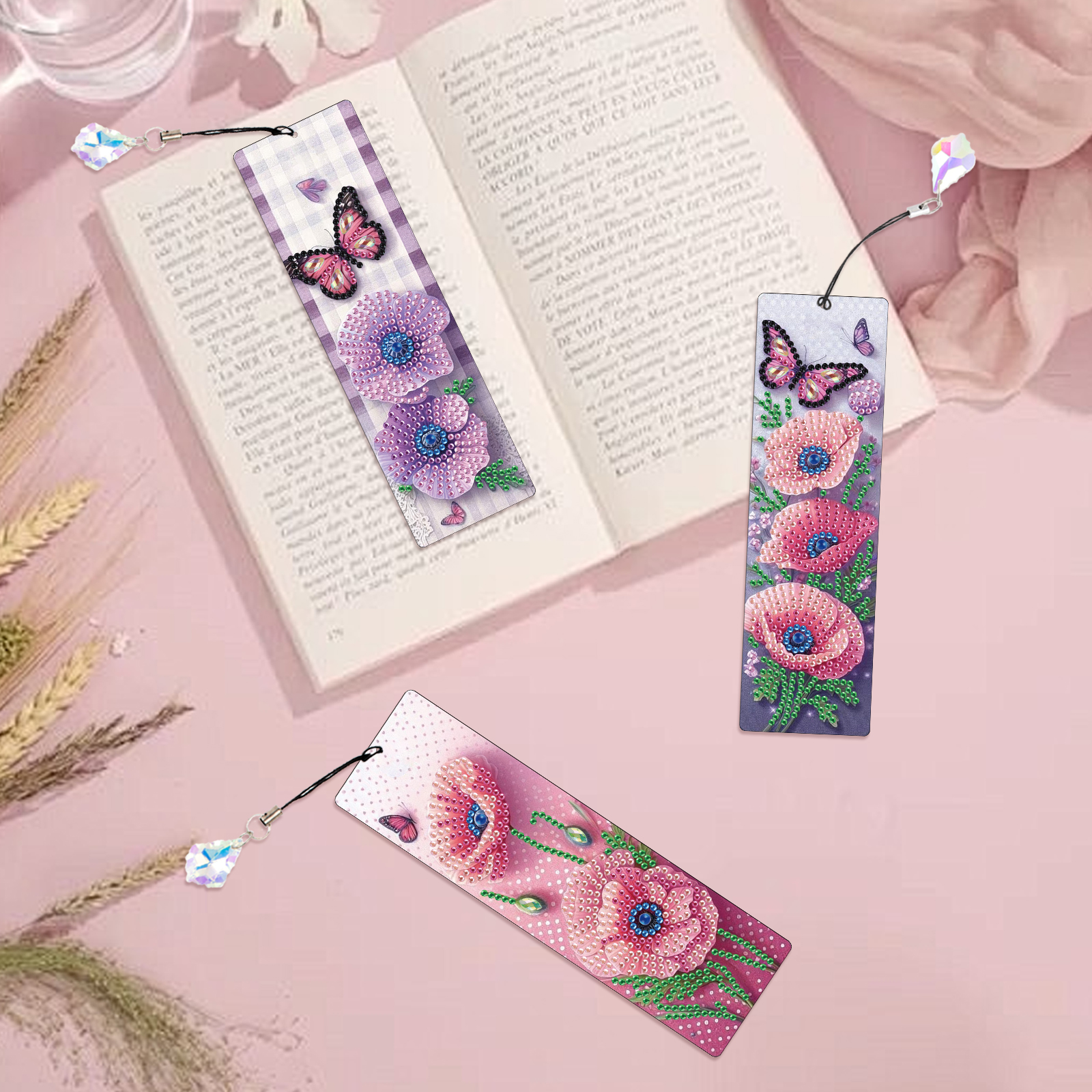 3Pcs Diamond Art Painting Book - مراجعة Art Craft Flower وسعره