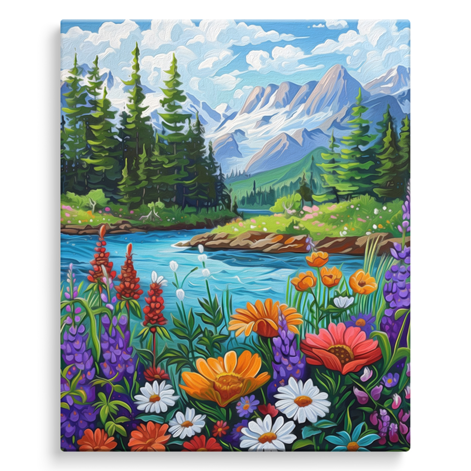 2026-Paint By Numbers,Scenic F - مراجعة Art Craft Flower وسعره
