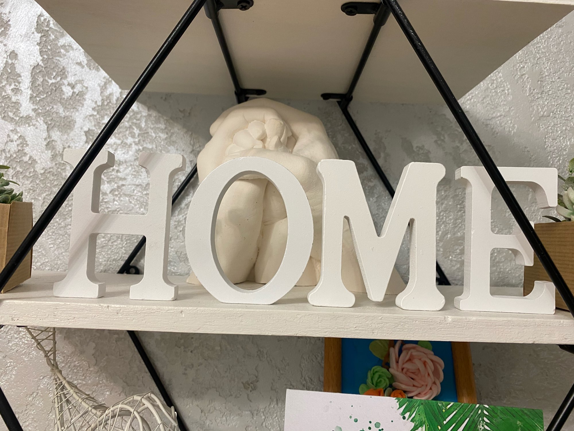 1pc 8CM White Wooden Letter En - مراجعة Art Craft Names وسعره