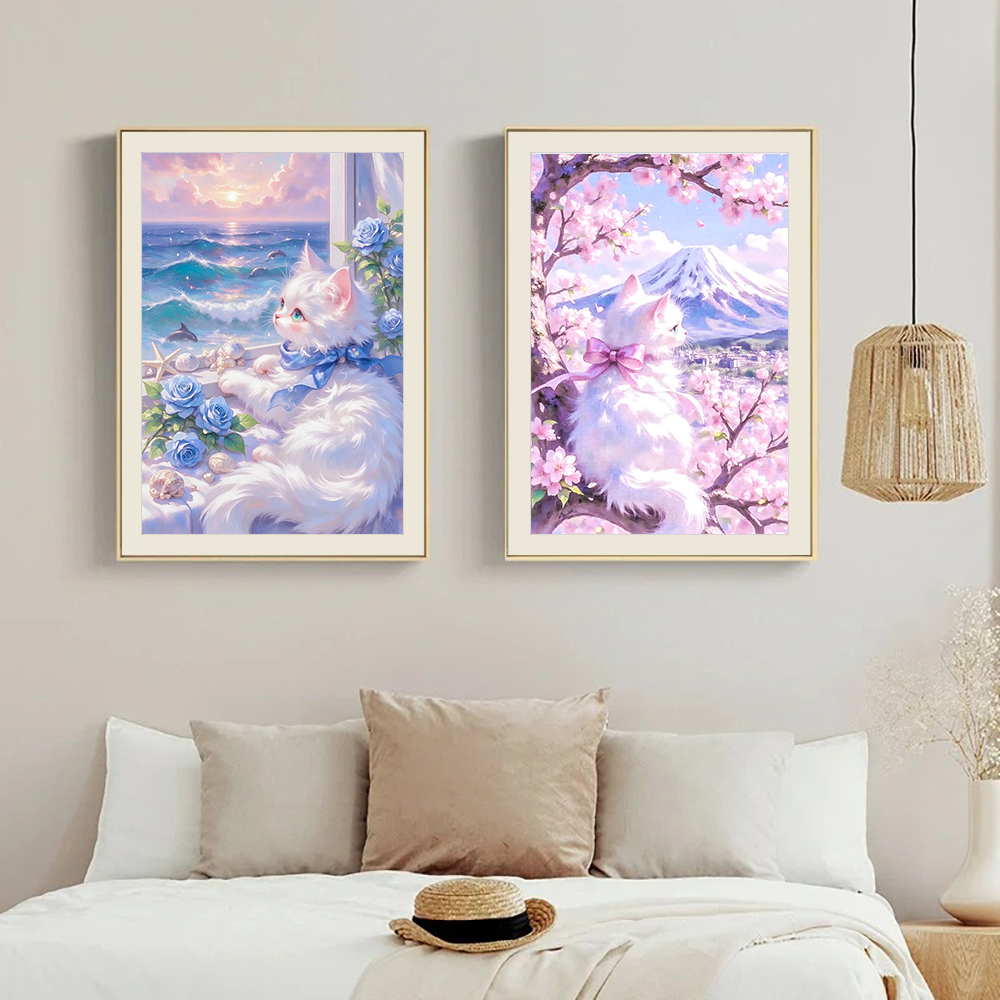 5D Diamond Painting Cat Lover  - مراجعة Wallpaper Art And Craft وسعره