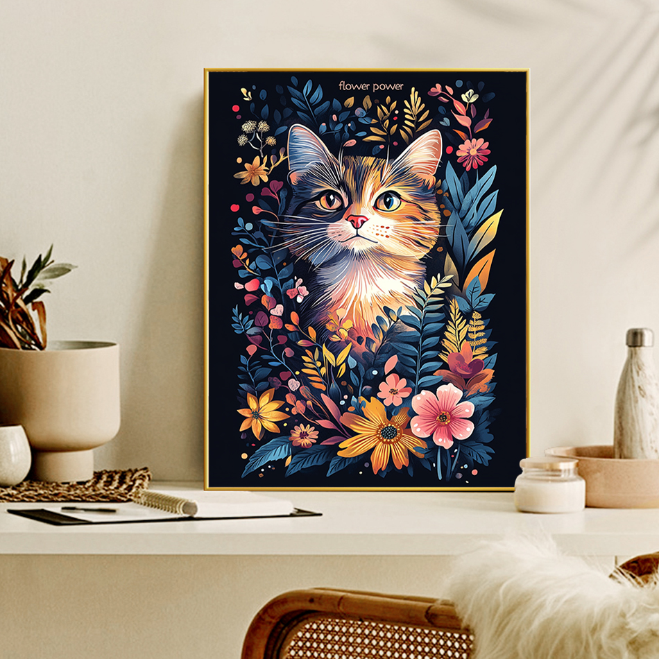 GATYZTORY Painting By Number D - مراجعة Art Craft Cat وسعره