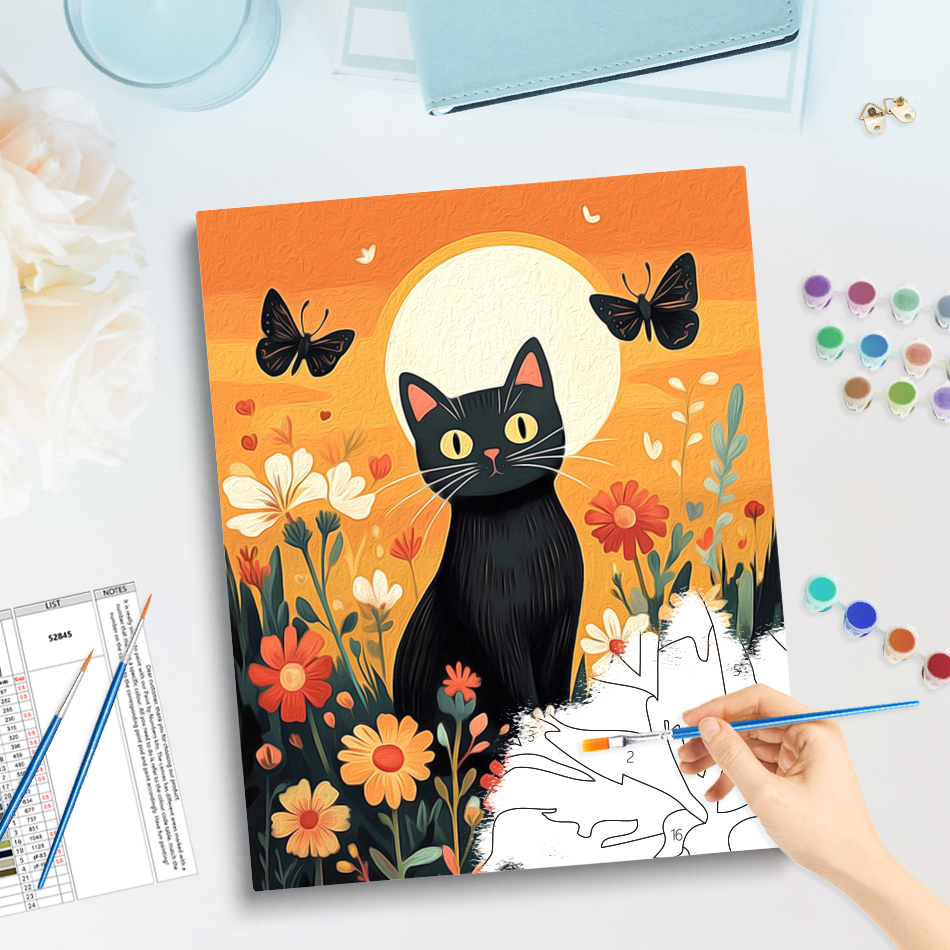 GATYZTORY Painting By Number D - مراجعة Art Craft Cat وسعره