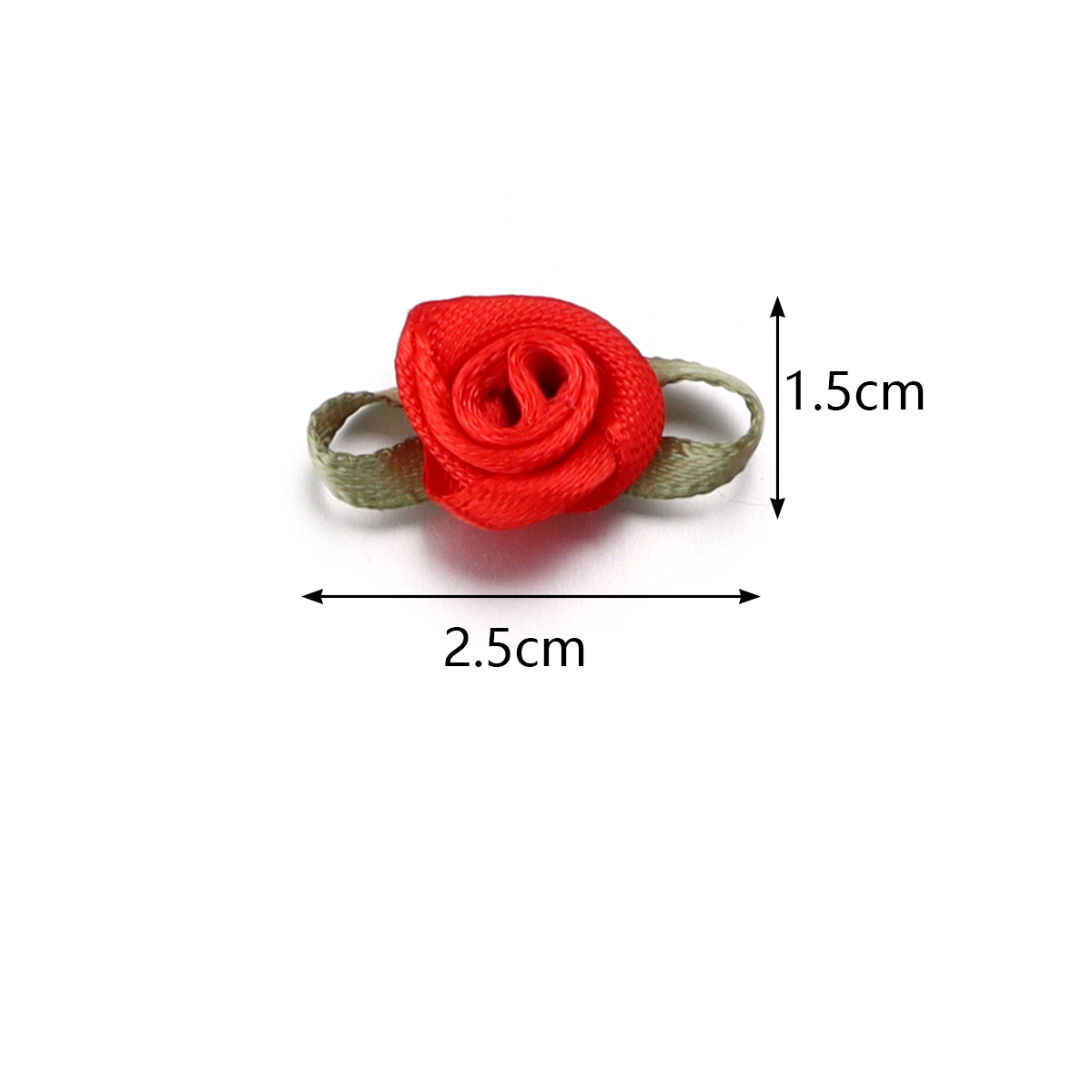 50Pcs 1.5x2.5cm 18 Colors For  - مراجعة Art Craft Flower وسعره