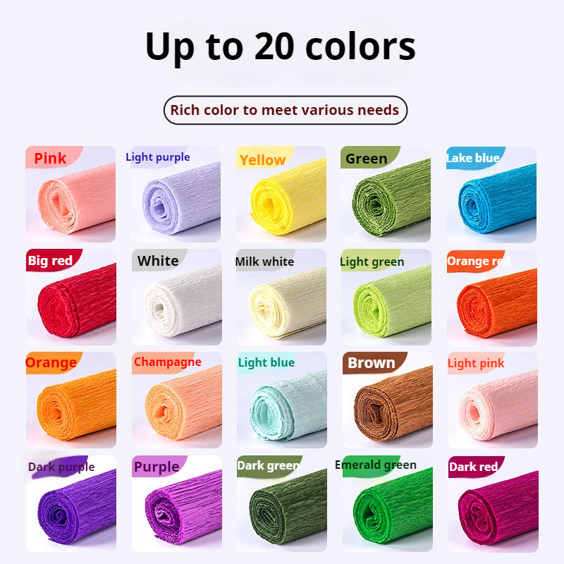 1Roll Crepe Paper 50x250cm Col - مراجعة Art Craft Paper وسعره