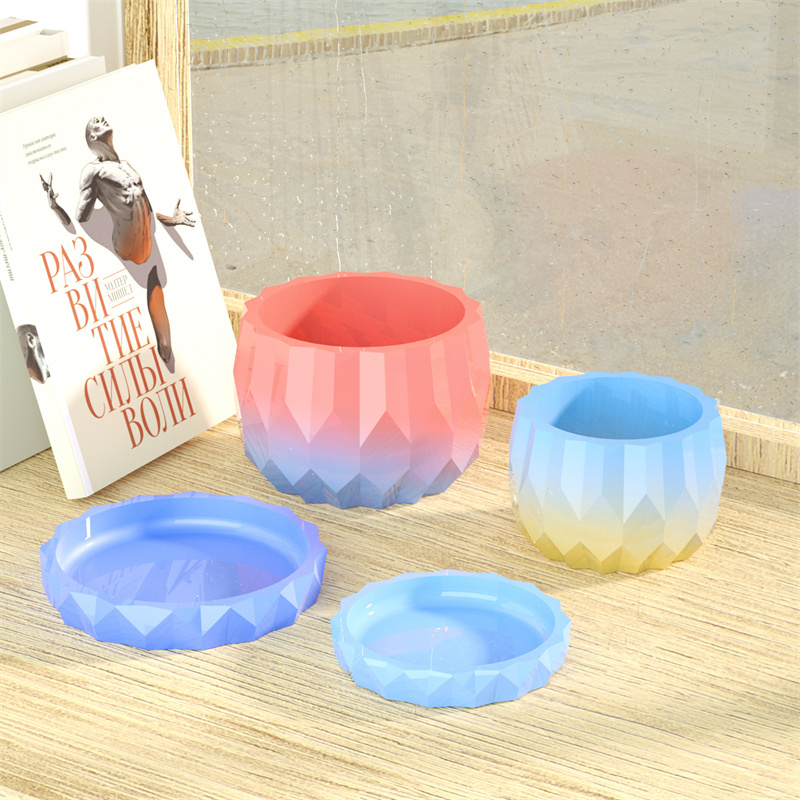 1 Set Silicone Planter Molds F - مراجعة Art Craft Vase وسعره