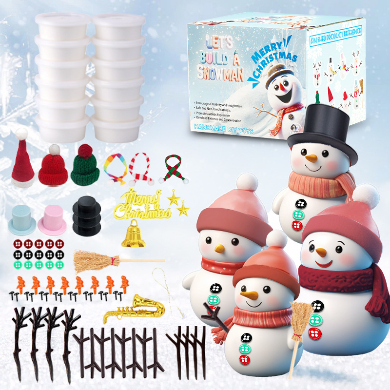 12 DIY Snowman set toys, Chris - مراجعة Art Craft Upholstery وسعره