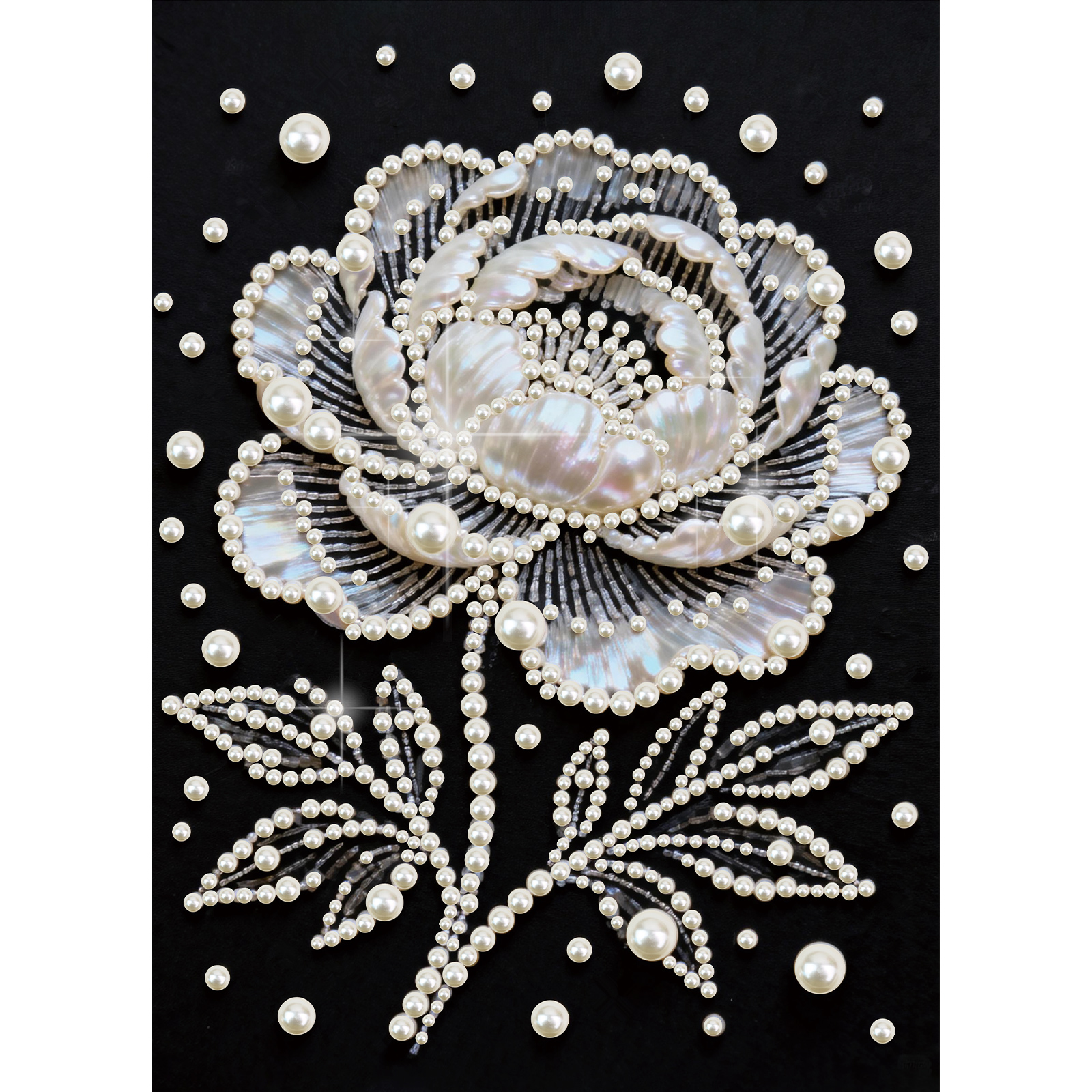 DIY Pearl Diamond Art Painting - مراجعة Art Craft Flower وسعره