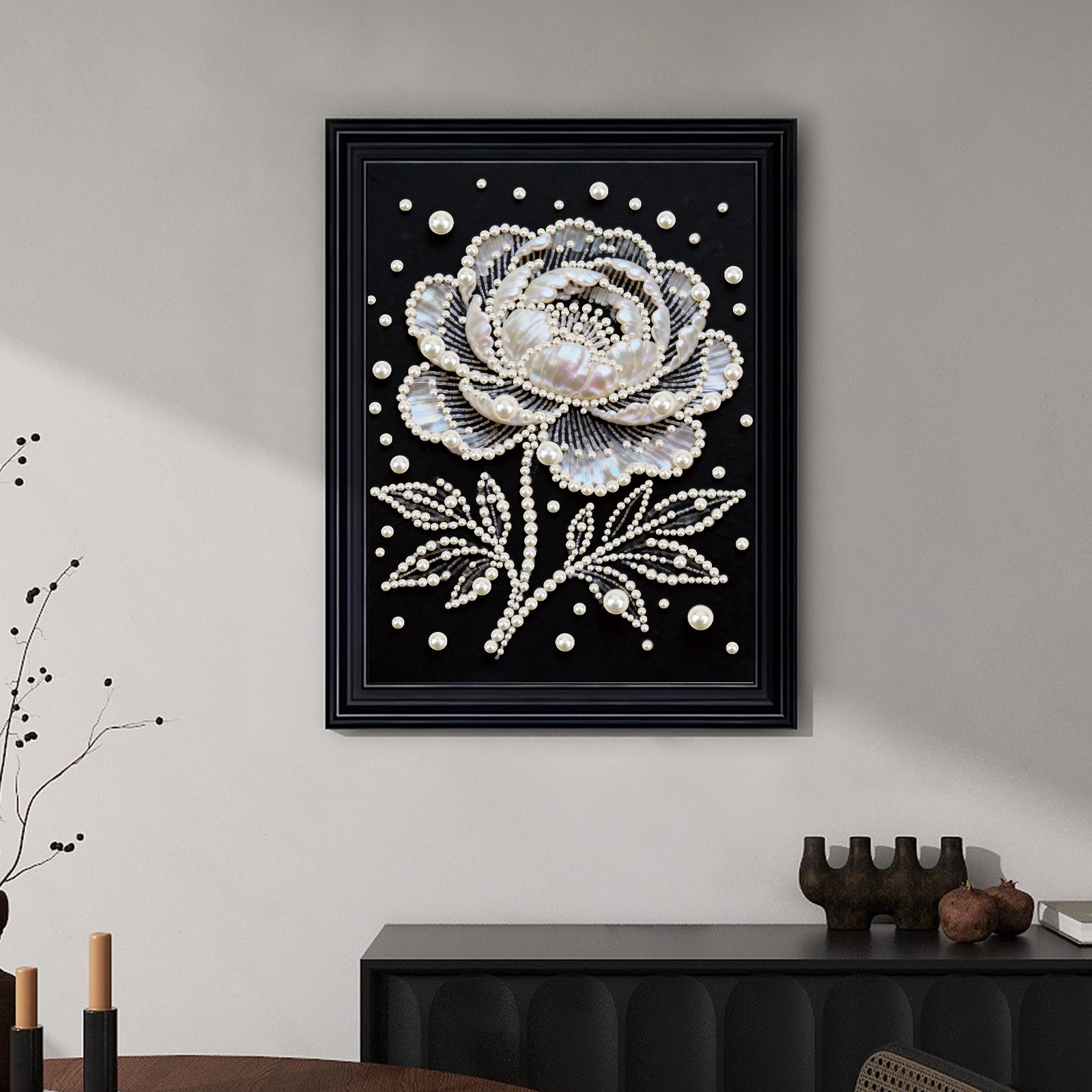 DIY Pearl Diamond Art Painting - مراجعة Art Craft Flower وسعره