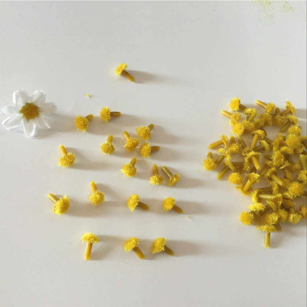 200Pcs Sunflower Stamens Simul - مراجعة Art Craft Flower وسعره