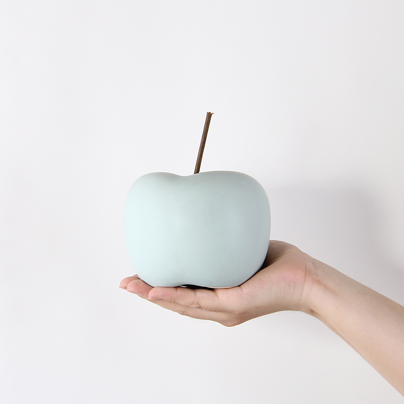 Miniature Ceramic Apple Orname - مراجعة Art Craft Christmas Ideas وسعره