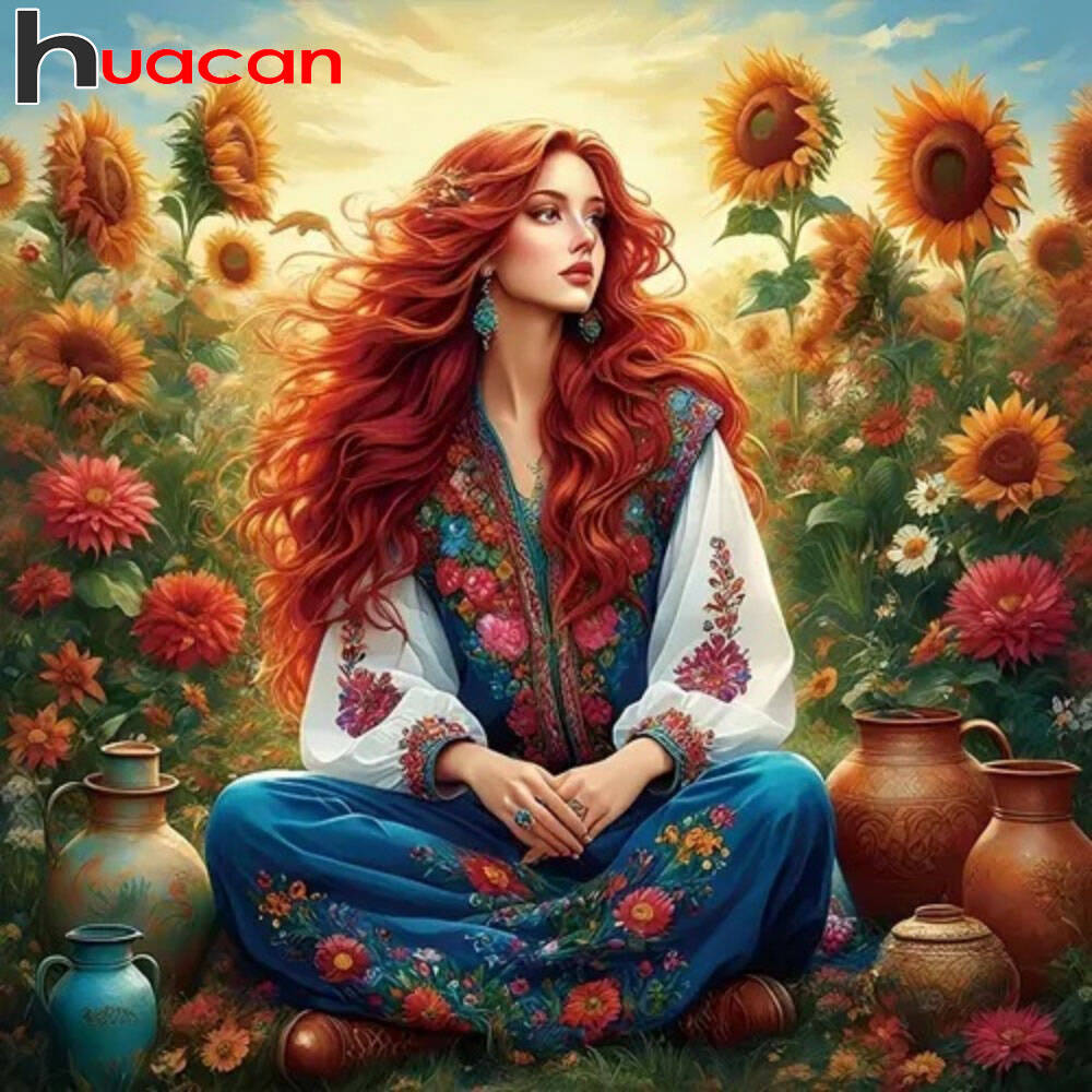 Huacan 5D DIY Diamond Painting - مراجعة Wallpaper Art And Craft وسعره
